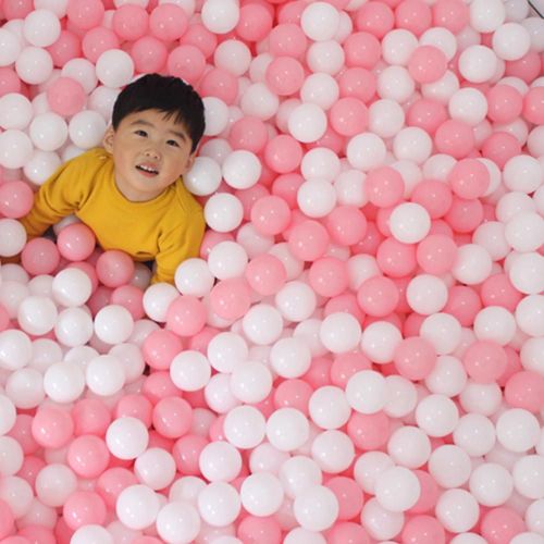 Balles En Plastique Souple Pour Bébé, Lot De 100 Pièces, Pour Piscine De Jeu, Océan, Jouet Pour Enfants, Noir, Blanc, Rose, Anti-Stress