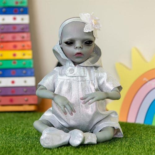 Poupée Réaliste Alien Pour Bébé, Jouets De 38cm, Avec Des Yeux Ouverts, Bras Amovibles, Jambes, Cadeaux De Fête Pour Tout-Petits