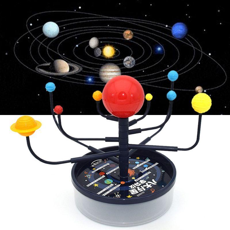 Système solaire Neuf planètes Planétarium Modèle Kit Astronomie Science  Projet Diy Enfants Cadeau Éducation Précoce Pour Enfant Jd4