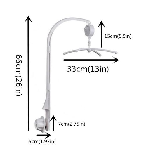 Support De Berceau Pour Bébé, Ensemble De Supports De Hochets, Cloche De Lit, Emballage De Jouet, Boîte À Musique Mécanique, Jouets Faits À La Main Pour Maman Enceinte, Vente En Gros