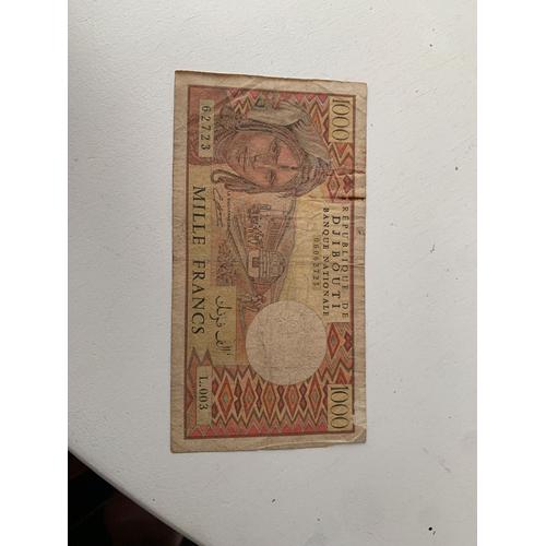 Billet 1000 Francs Djibouti