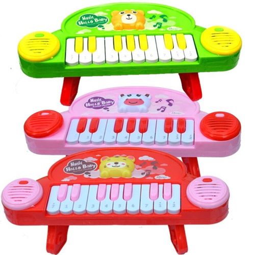 Instruments De Musique À 10 Claviers, Piano, Lumière Électronique Et Jouet Musical, Animal De Dessin Animé, Cadeau Éducatif Pour Bébé D08c