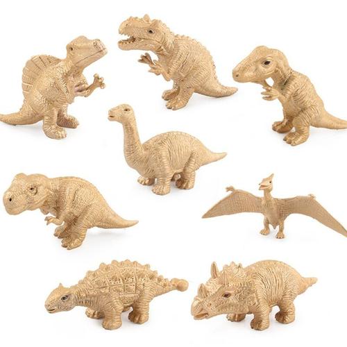 Figurines De Dinosaures Portables, 8 Pièces, Modèle Animal, Ornement De Chambre, Collection De Loisirs D08c