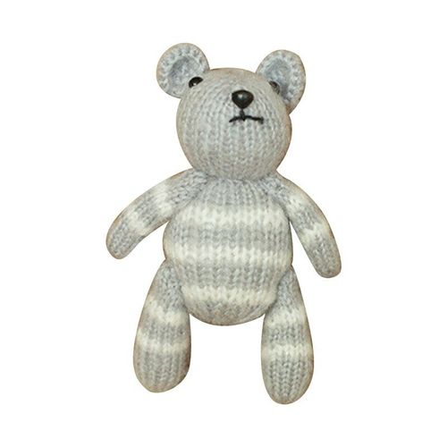 Accessoires De Photographie De Nouveau-Né, Poupée De Souris En Tricot, Décor De Prise De Vue De Bébé