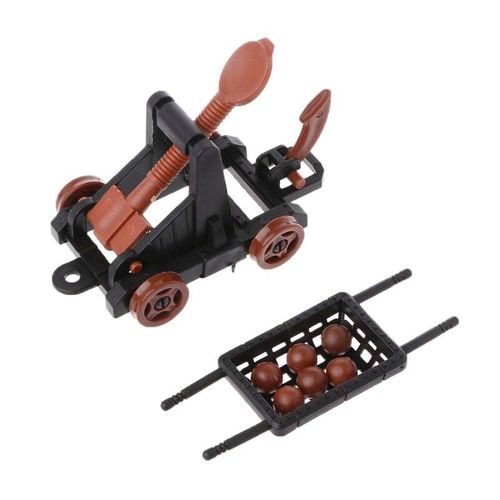 Ensemble De Jeu De Figurines De Soldats, Jouets De Chevaliers Médiévaux, Catapulte, Arbalète, Chariot D5qa, 14 Pièces/Ensemble