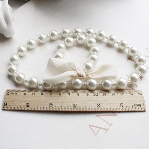 1 Set Enfants Accessoires Filles Bijoux De Perles Artificielles Collier Bracelet Ensemble Enfants Petite Fille Princesse Décorations D5qa