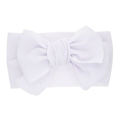 Serre-Tête Élastique Avec Gros N¿Ud Pour Fille, 10cm, Bandeau Extensible Pour Coiffure De Bébé, D5qa