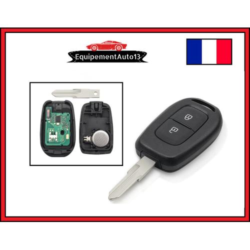 Clé Électronique Vierge Compatible Dacia +2013 Twingo 3 Traffic 3 4aes Pcf7961m