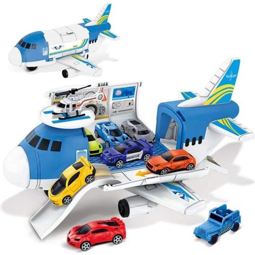 Avion Jouet Transporteur De Voitures Enfant 3 Ans,9 En 1 Voiture Jouet Garcon, Cadeau Pour Enfant Garçon Fille