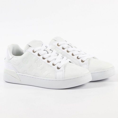 Basket Guess Femme Rheaa Blanc
