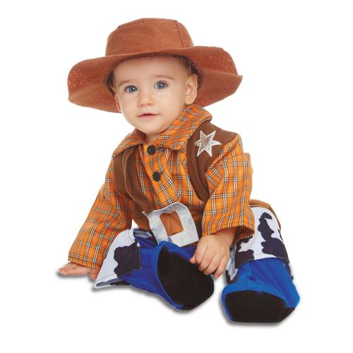 Déguisement Avec Chapeau Cowboy Bébé - Taille: 7 - 12 Mois (74 - 80 Cm)