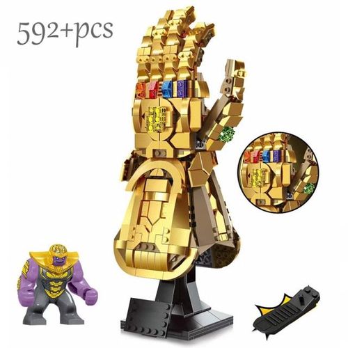 Marvel ?C Bloc De Construction Avengers Ironman Spiderman Thanos Infinity, Gant Gauntlet Stone Thor Hulk Strange, Briques, Jouets, Cadeau, 2022