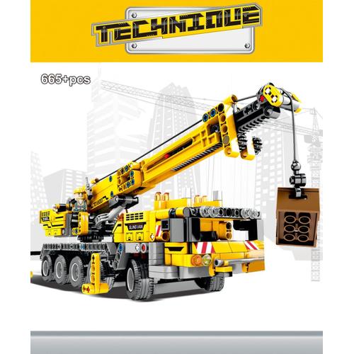 665pcs ville Engineering Technic Machine Voiture Blocs De Construction Compatible Technic E 