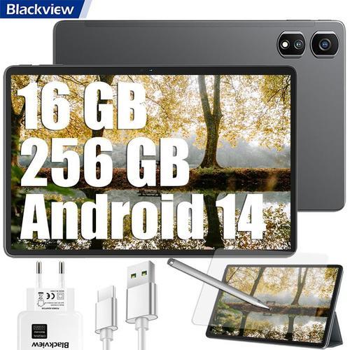 Tablette Tactile BLACKVIEW Tab 16 Pro 10.95" 16Go+256Go-SD 1To 7700mAh 13MP+8MP Android 14 Charge rapide-Dual SIM Mode PC- Gris