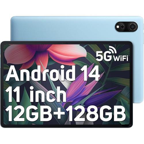 Blackview Tab 90 WiFi Tablette Tactile 10.9" HD+ IPS Android 14 2.4G+5G WiFi 6, RAM 12 Go ROM 128 Go/SD 1 To 8MP+13MP 8200mAh - Bleu