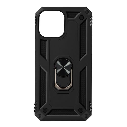 Coque Iphone 13 Pro Max Antichoc Hybride Bague Support Vidéo Noir