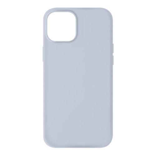 Coque Iphone 13 Mini Silicone Semi-Rigide Finition Soft-Touch Gris Lavande Pastel