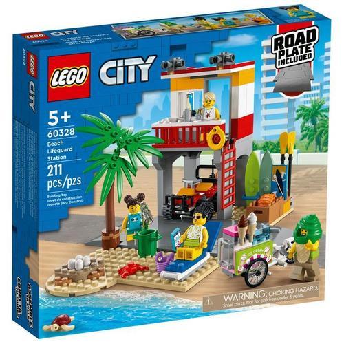 Lego City - Le Poste De Secours Sur La Plage - 60328