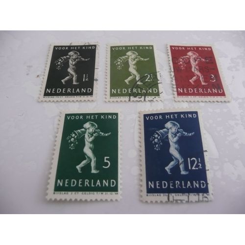 5 Timbres Pays-Bas