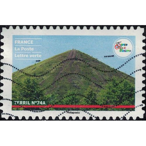 France 2021 Oblitéré Used Terre De Tourisme Sites Naturels Terril N° 74a
