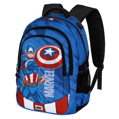Sac à dos Running PLUS - Marvel Captain America Gears - Bleu - Taille Unique