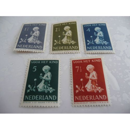 5 Timbres Pays-Bas