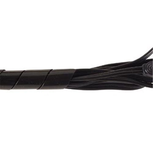 Gaine Cache-Fils Spiralee 10M / Ø15Mm (Noir)