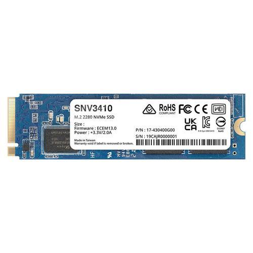 Synology SNV3410 - SSD - 400 Go - interne - M.2 2280 - PCIe 3.0 x4 (NVMe)