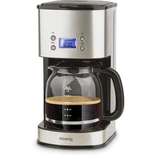 H. Koenig MG30 Cafetiere Programmable Argent 1,8 L