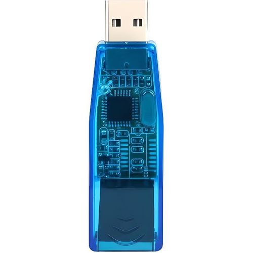 USB 2.0 vers LAN RJ45 Ethernet 10 - 100Mbps adaptateur de carte réseau bleu pour PC Android C07966