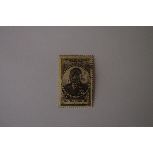 Timbre Félix Eboué, Aof, 2 Francs