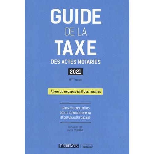 Guide De La Taxe Des Actes Notariés