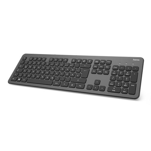 Clavier "KW-700", sans fil, anthracite/noir, FR