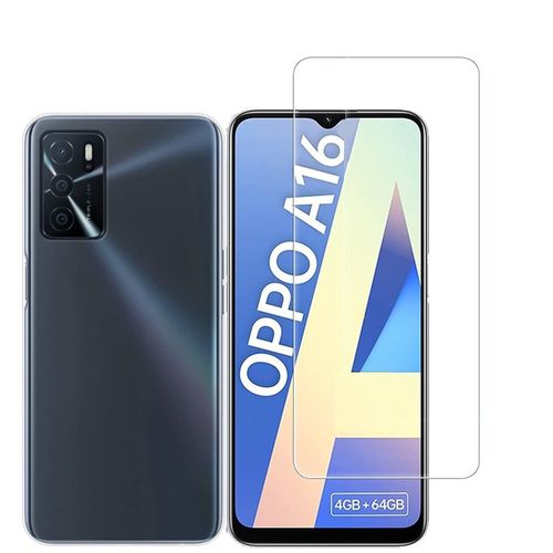 Coque Silicone Transparent Pour Oppo A16 / A16s + Verre Trempe Little Boutik®