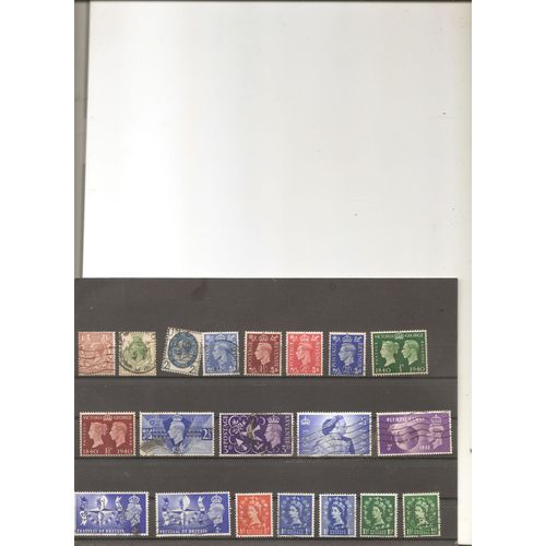20 Timbres Grande Bretagne 1929