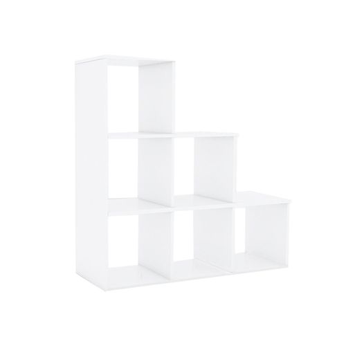 Etagère 6 Cases - 105x29x107cm - Blanc