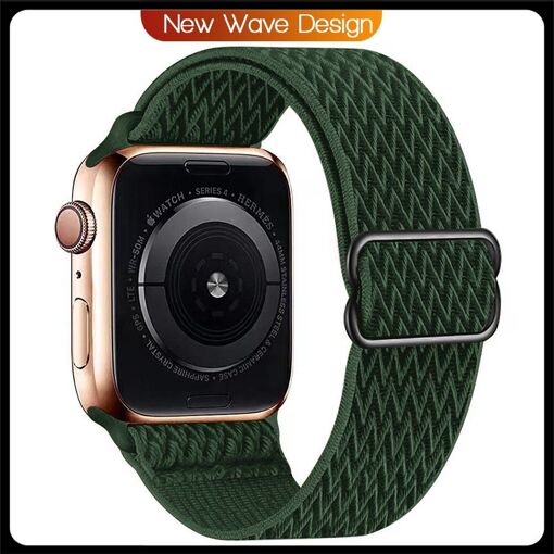 Bracelet en nylon élastique pour Apple Watch, 42 mm, 44 mm, 41 mm, 45 mm,  38 mm, 40 mm, pour iWatch Series 7 / SE / 6/5/4/3/2/1 - 21BD1115A11396 |  Rakuten