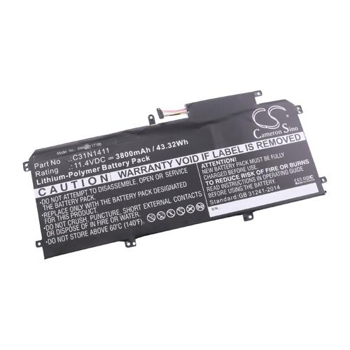 vhbw Batterie compatible avec Asus Zenbook UX305CA-FC094T, UX305CA-FC106T, UX305CA-FC157T ordinateur portable Notebook (3800mAh, 11,4V, Li-polymère)