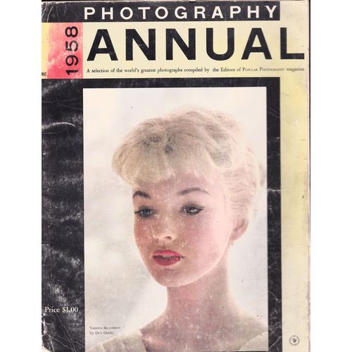 1958 Photography Annual Edition : A Selection Of The World's Gratest Photographs Compiled By The Editors Of Popular Photography Magazine : Venetia Stevenson By Dora Ornitz 1 