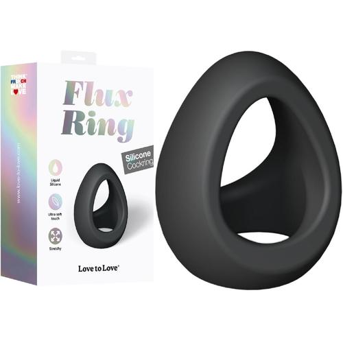 Anneau Double Flux Ring Noir