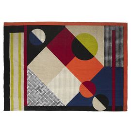 Tapis Patchwork Multicolore En Coton Déco 120 X 170 Cm