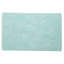 Tapis De Bain 50x80 Cm Coton Bio Bleu Clair