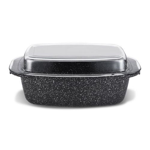 Plat À Four 32 Cm Avec Couvercle 2 En 1 - Fonte D'aluminium - Tous Feux