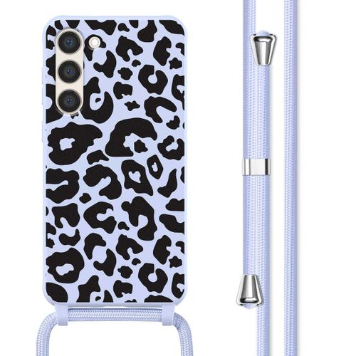 Imoshion Coque Design En Silicone Avec Cordon Samsung Galaxy S23 Plus Animal Lila