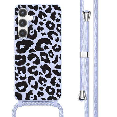 Imoshion Coque Design En Silicone Avec Cordon Samsung Galaxy S24 Plus Animal Lila