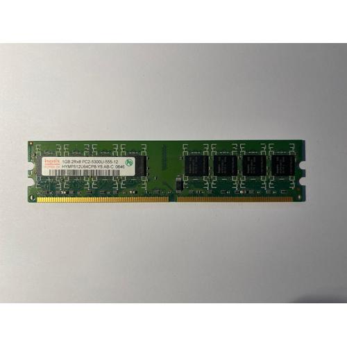 Barrette mémoire 1 Go 2rx8 PC2 5300s 555 12