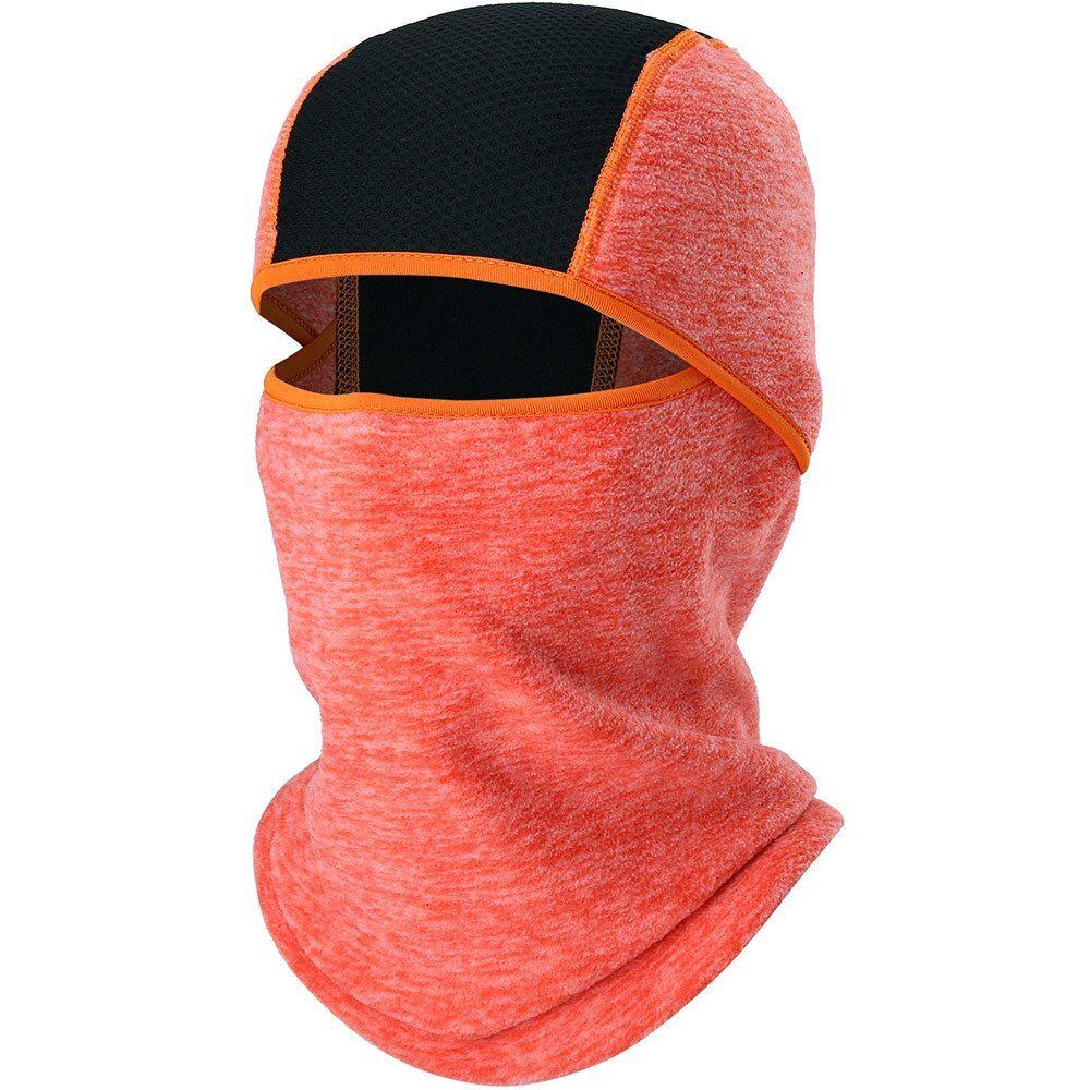 Orange - Cagoule thermique polaire d'hiver, cache-nez tactique militaire  pour le froid, masque de ski complet, accessoire casquette chapeaux de vélo  femme homme