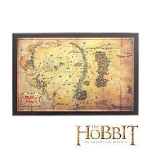 Le Hobbit Carte De La Terre Du Milieu Noble Collection -Nob1312