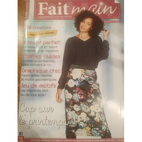 Fait Main Magazine Couture Créative Cap Printemps Création Patron 2019 N 446