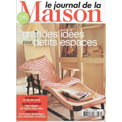 Le Journal De La Maison N° 360 Septembre 2002